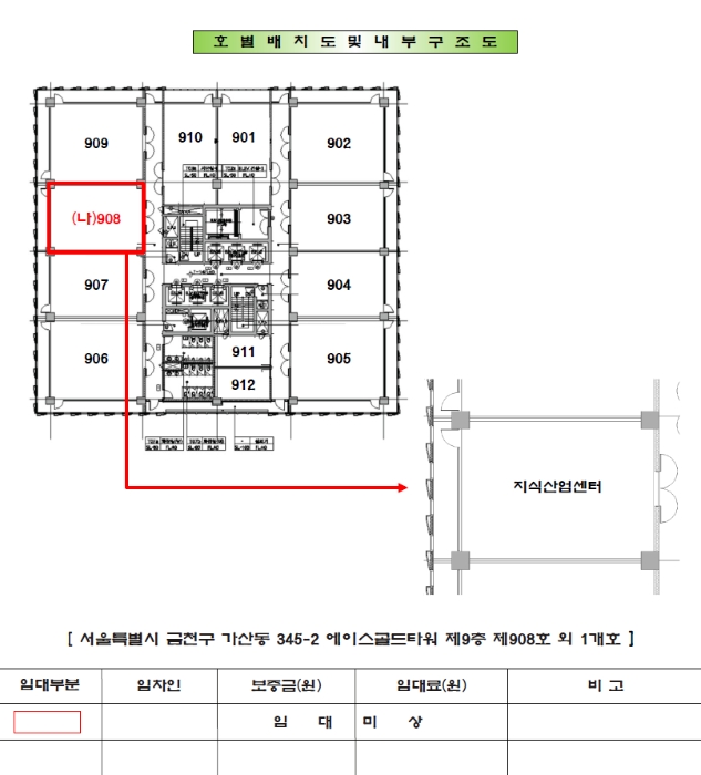 건물이용 및 임대상황