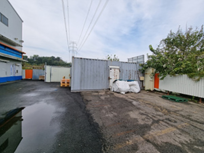 공장부지내 컨테이너냉동고