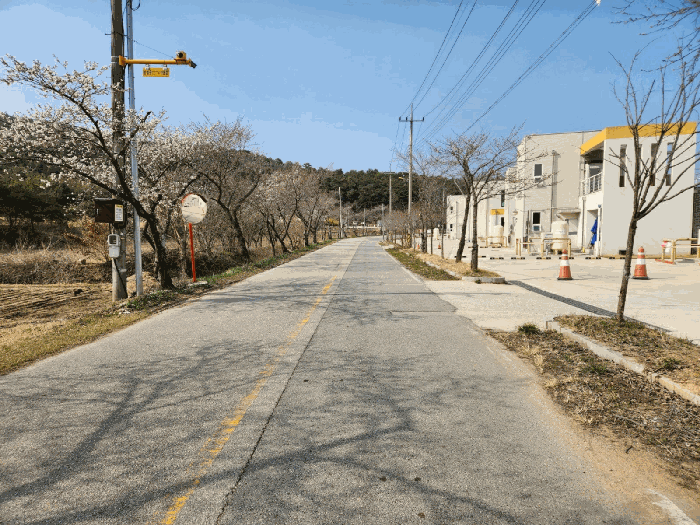 본건 서측 접면도로 - 남측