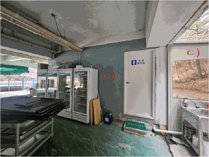 제시외건물 ㄴ,ㄷ) 전경