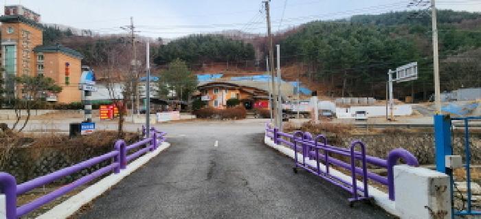 목록 부동산 진입로 전경