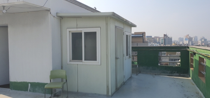 옥상의 제시외 부분