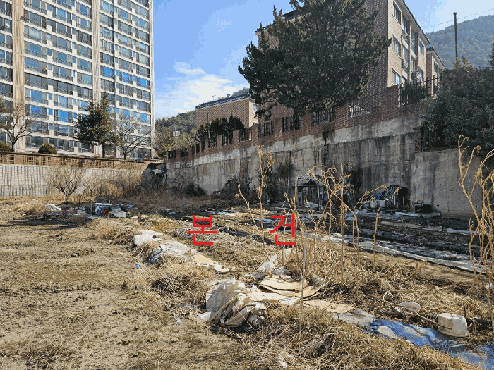 본건 남서측 근경