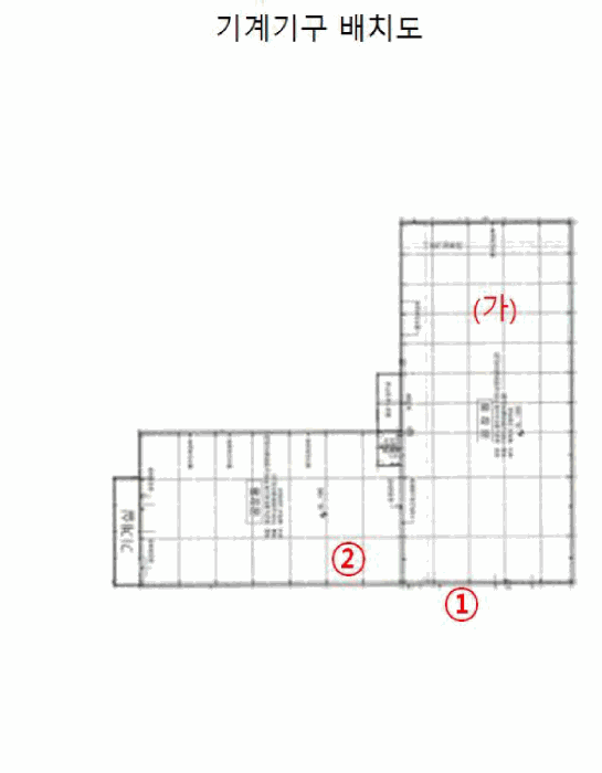 기계기구 배치도