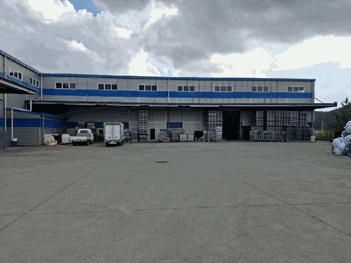 가 건물 남서측에서 본 "가" 건물 남측부분