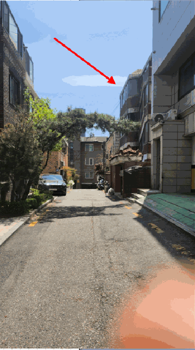 주위 환경(북서측촬영)