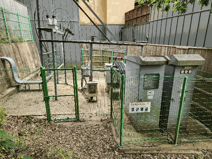 본건 기호(2) 지상의 수변전설비