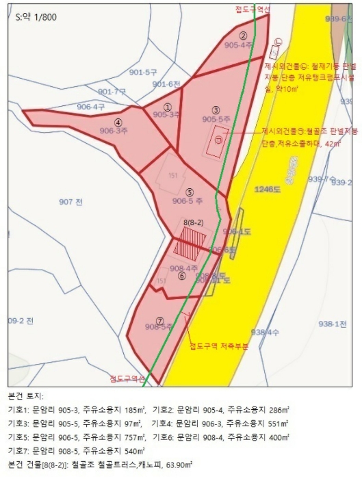 지적및건물개황도