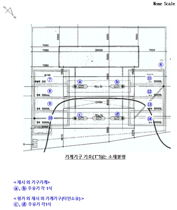 기계기구 배치도