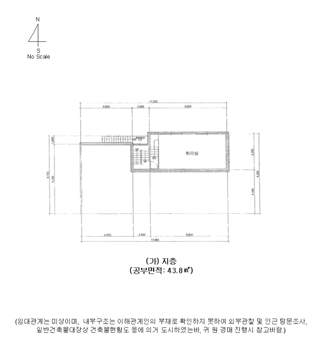 건물개황도 및 내부구조도