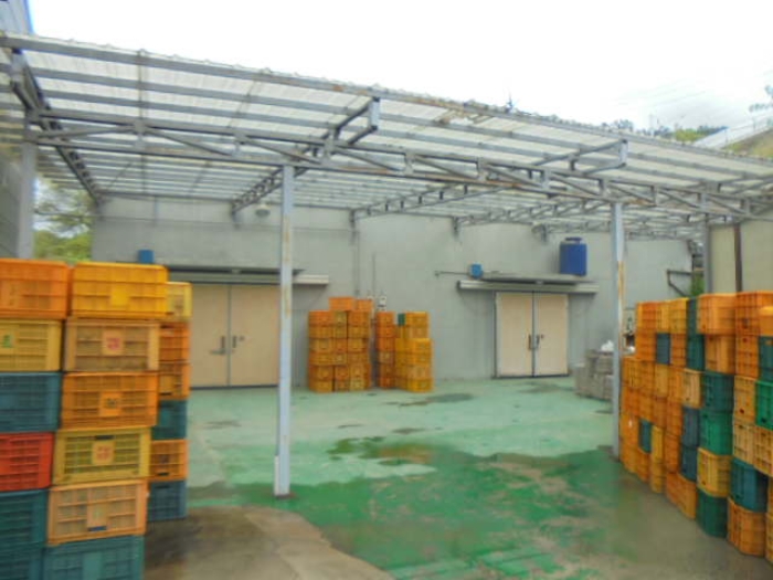 목적물 8번에 부속건물 저온저장고 및 철골조 기타지붕 가추