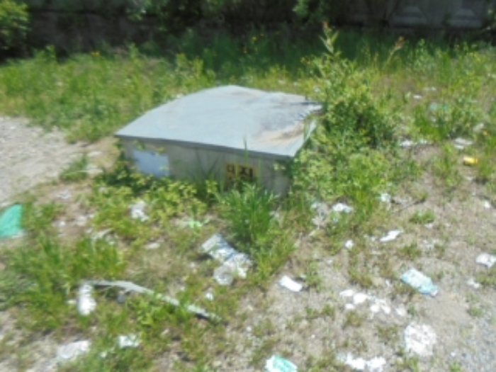 목적물 9번에 수도관정(파산자 (주)유진이에씨 소유)