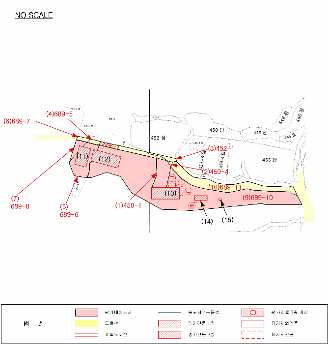 지 적 및 건 물 개 황 도