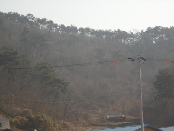 폐건물 원거리 전경