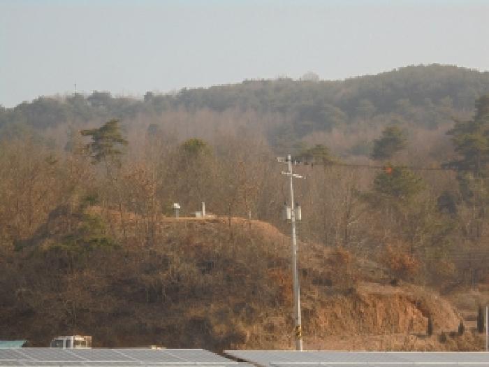 타인 소유 전신주 원거리 전경