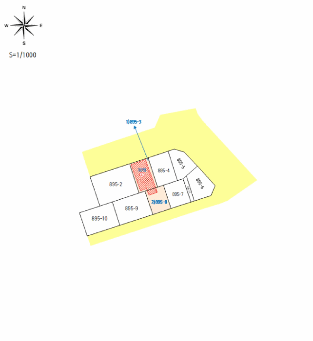지적 및 건물개황도