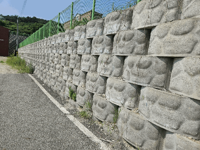 축대 조성 부분(기호 1 토지)