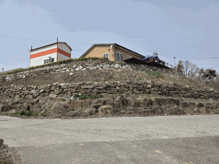 본건토지 일련번호 (1~3)일단지 법면부분