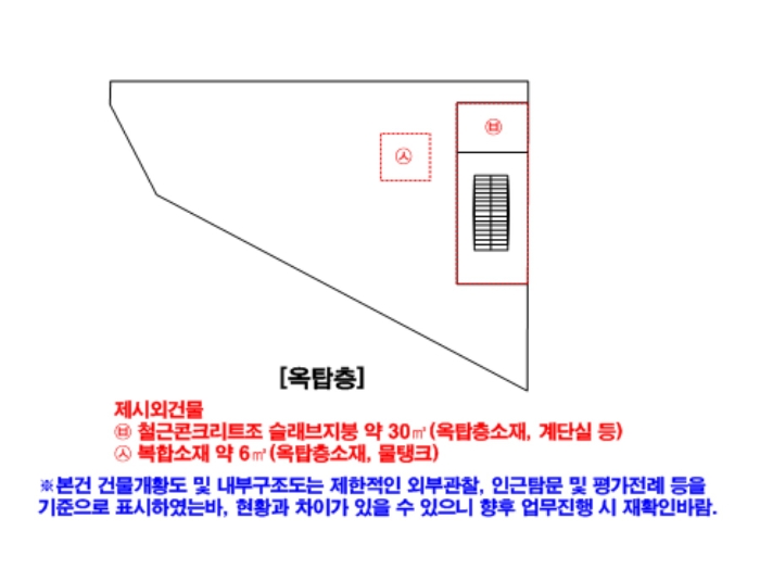건물개황도 및 내부구조도