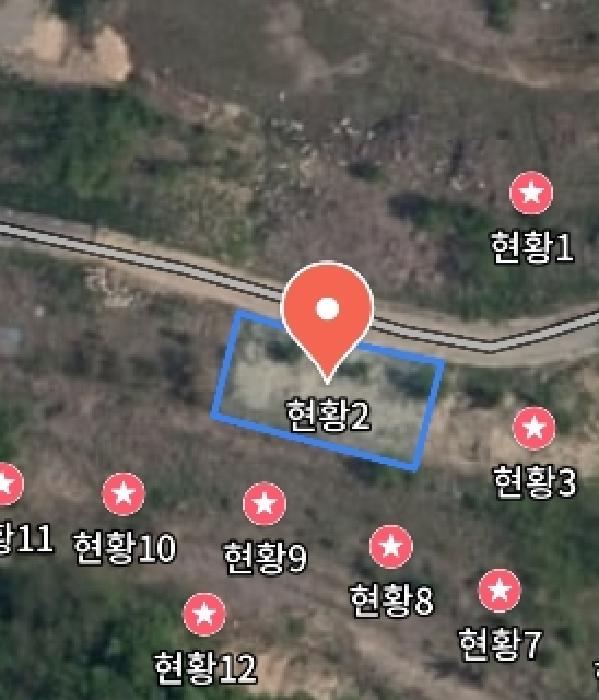 목록2 위성지도 모습