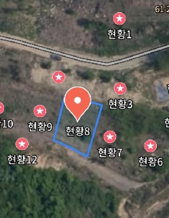 목록8 위성지도 모습