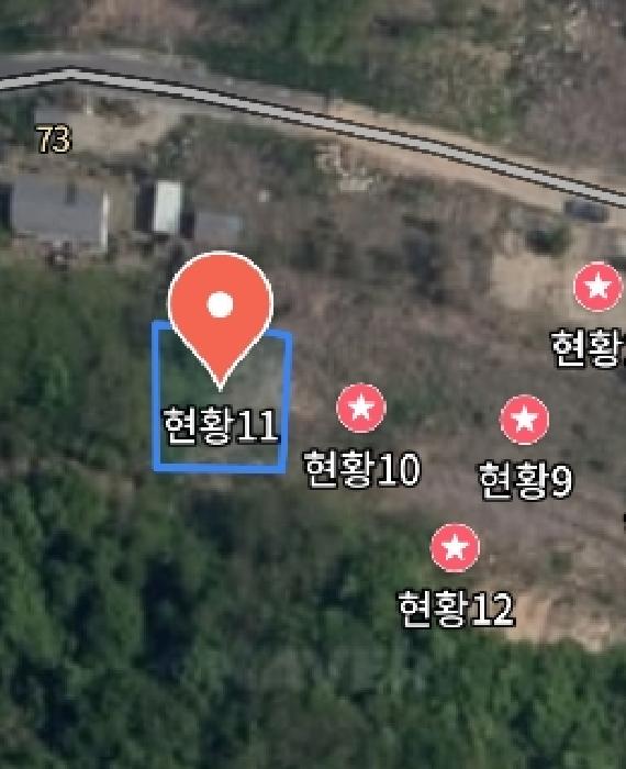 목록11 위성지도 모습