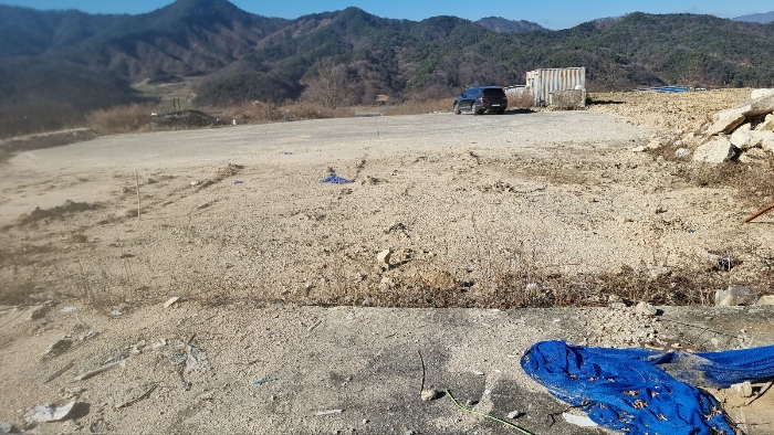 [본건 토지 전경(북측에서 촬영)]