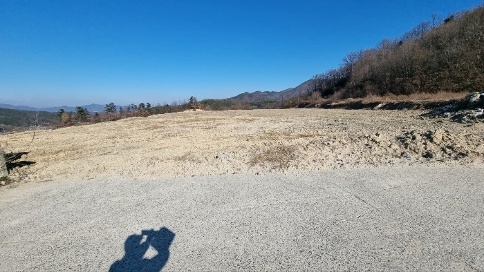 [본건 토지 전경(남측에서 촬영)]