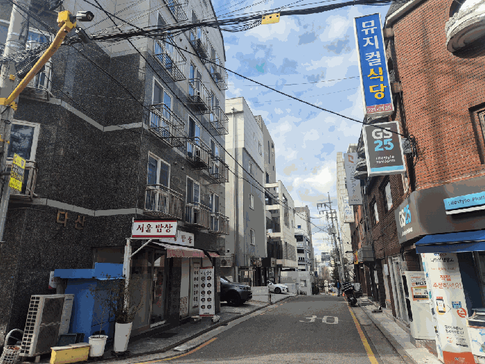 대상물건이 속한 건물의 주위전경