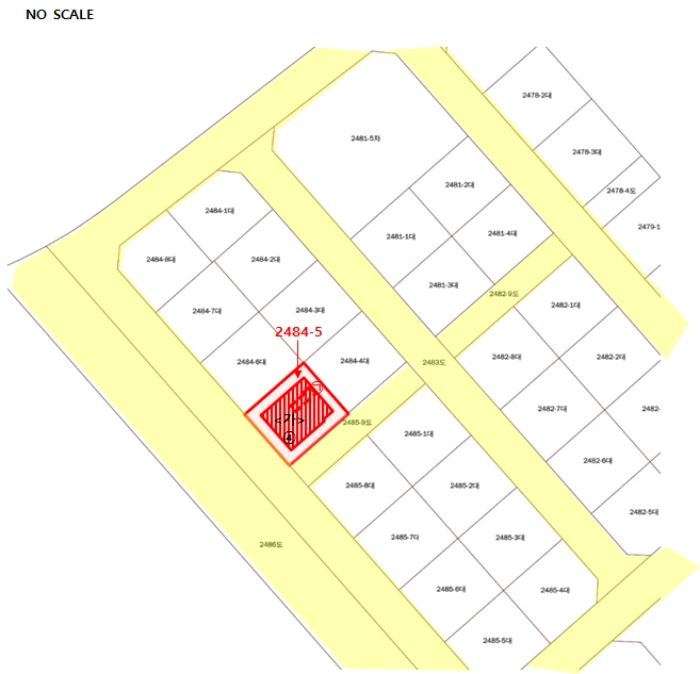 지적 및 건물개황도