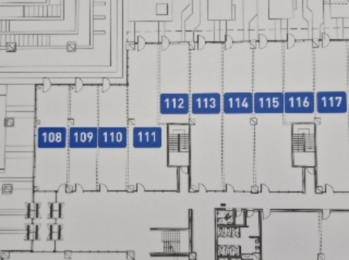 1층 엘리베이터 옆 안내도(확대)