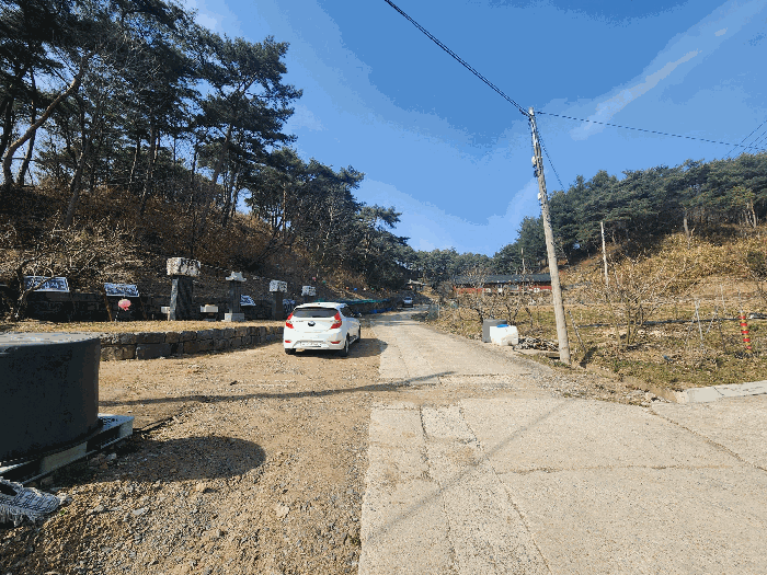 본건 토지 기호(2) 일부 도로 부분(사찰 진입로)