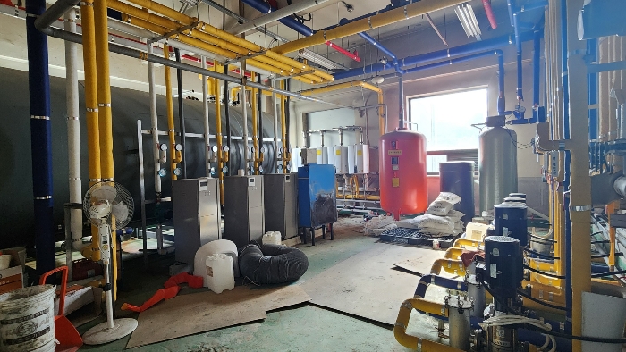 목욕탕 관련설비(5층 보일러실)