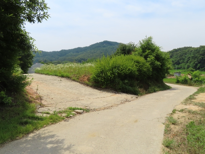 기호(8) 및 서측 도로(기호 3의 일부)
