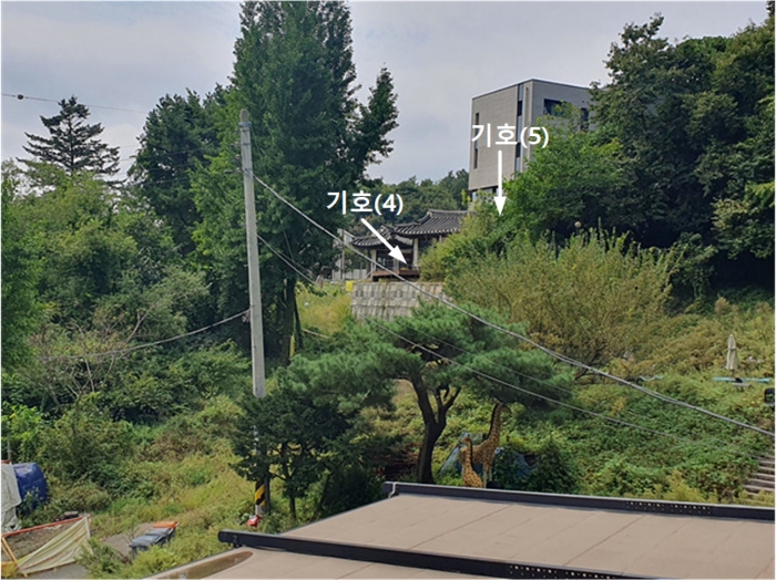 기호(4),(5) 전경(북동측 촬영)