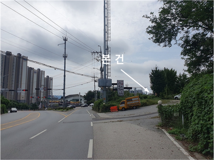 본건 인근 전경(북측 촬영)