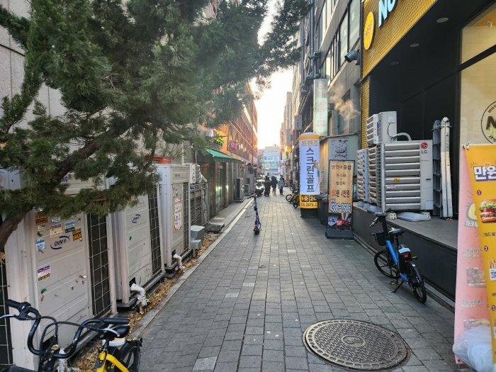 북서측 접면도로 (보행자 전용)