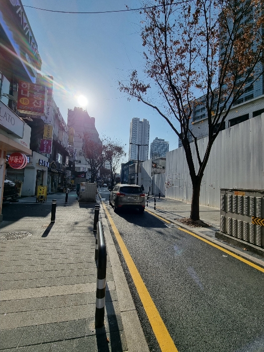 주변환경(본건 남측으로 촬영)