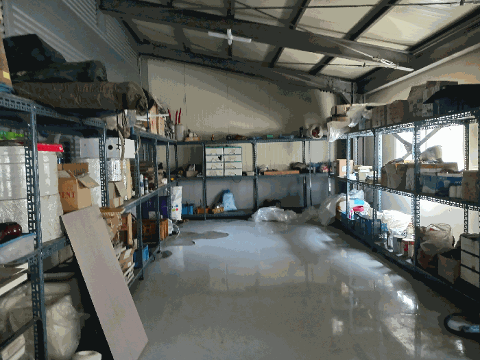 대상건물 기호3 공장내부 층고5m