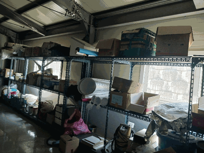 대상건물 기호3 공장내부 층고5m