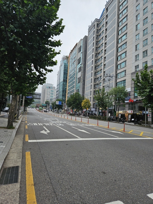 북동측 인접도로 주위환경