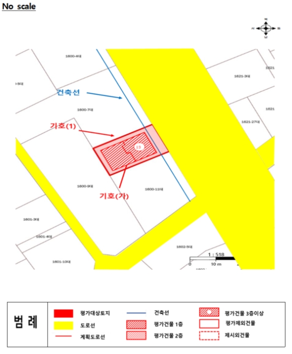지 적 도 및 건물개황도