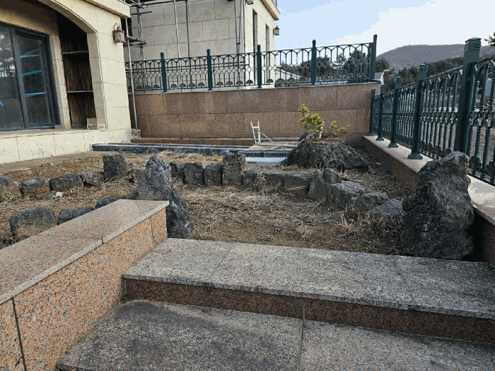 의뢰번호7 지상 조경시설, 휀스 등