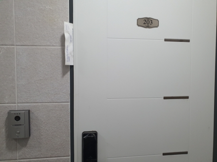 203호 현관문