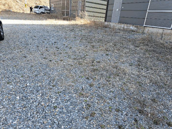 토지와 함께 평가하는 쇄석포장