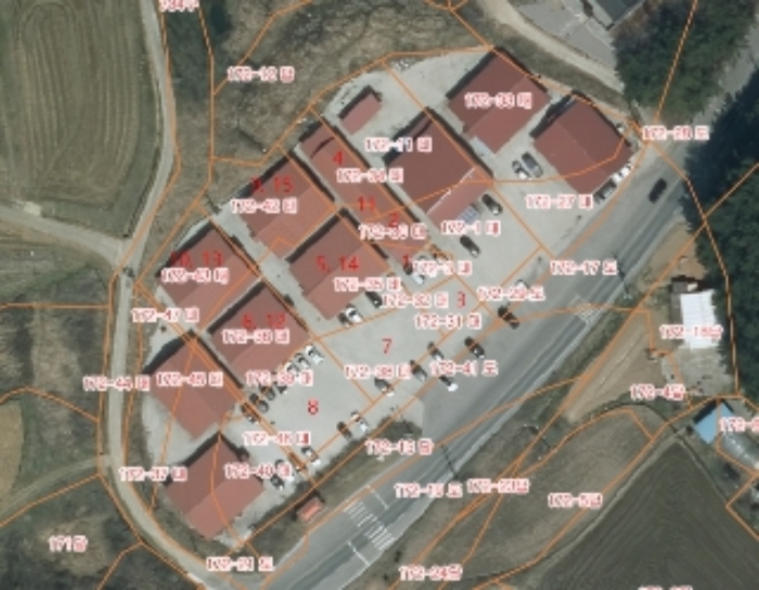 [목록 1 내지 목록 15] 지적 참고도