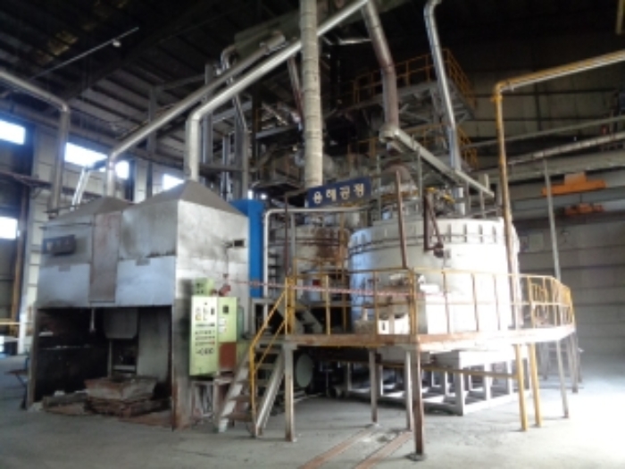 목록8번 공장 내부 기계기구 전경