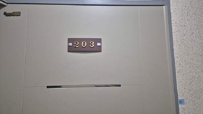 203호 전유부분 출입현관문