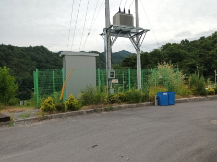 목록9번지상 변전시설 모습