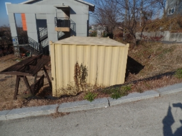 기호 1. 토지 북측 및 제시외 이동식 컨테이너박스 소재